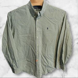 Ralph Lauren Shirt Mens 2XL XXL Plaid Button Down‎ Classic Fit Casual